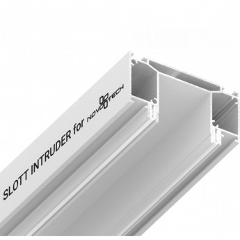 Интрудер (профиль) для встраивания трёхфазного трека в натяжной потолок NOVOTECH 135190 NT23 000 белый, 2м IP20