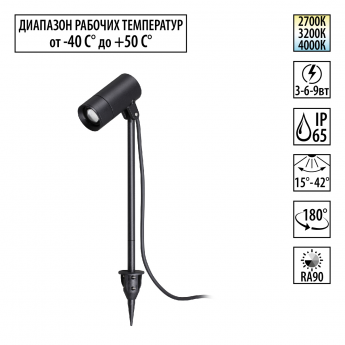 Грунтовый светильник Novotech Landscape 359713