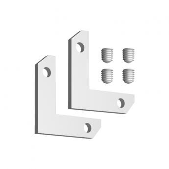 Соединитель NOVOTECH FLUM 135330 PORT NT25 000 угловой горизонтальный для арт.135325-135328 IP20 серебро