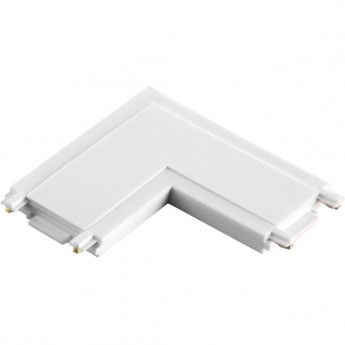 Соединитель с токопроводом "L" NOVOTECH SMAL SHINO NT23 000 для низковольтного шинопровода, IP20 48V (белый)