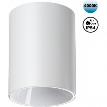 Светильник накладной NOVOTECH RECTE OVER IP54 LED 15W 170-265V 4000К 1350Лм 00 359421 OVER NT24 000 влагозащищённый белый