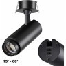 Светильник встраиваемый NOVOTECH NAIL SPOT 359220 NT23 267 IP20 LED 3000К\4000К\6000К 5W/9W/13W 220V с переключателем температуры мощности черный NV-359220