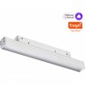 Трековый низковольтный светильник NOVOTECH 359479 SHINO NT24 000 IP20 LED 12W 48V 3000-6500K FLUM со сменой цветовой температуры, пульт ДУ/Tuya Smart Life белый