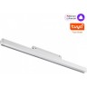 Трековый низковольтый светильник NOVOTECH FLUM 359485 SHINO NT24 000 IP20 LED 24W 48V 3000-6500K со сменой цветовой температуры, пульт ДУ/Tuya Smart Life белый